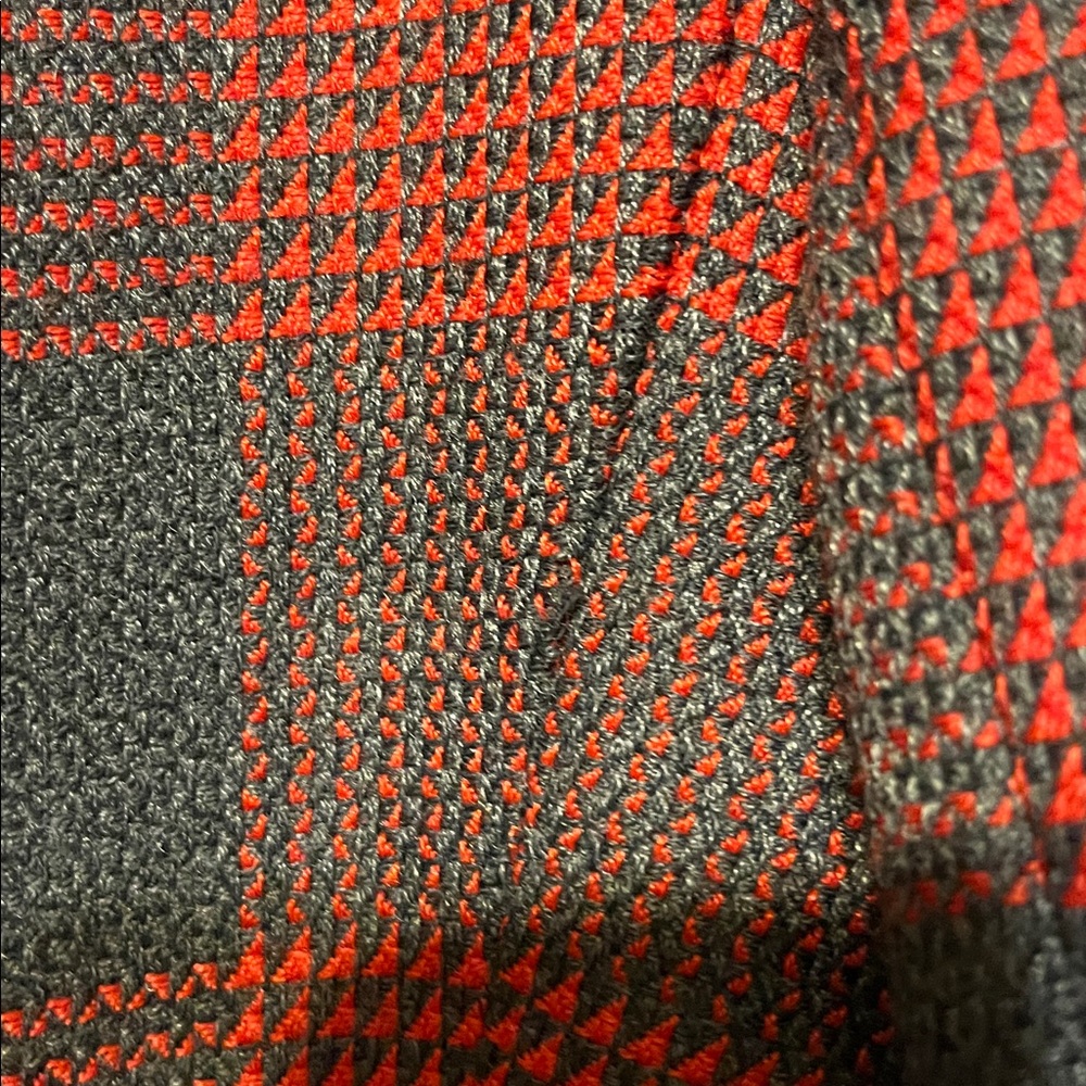John Meyer of Norwich Vintage Wool Blend Red Plaid  Blazer - Picture 7 of 14